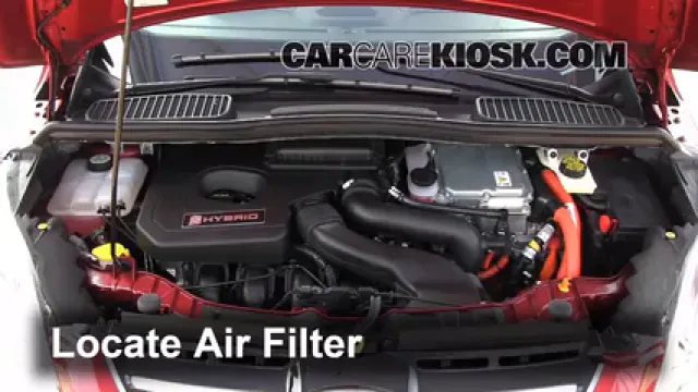 2013 Ford C-Max Hybrid SEL 2.0L 4 Cyl. Filtre à air (moteur) Changement